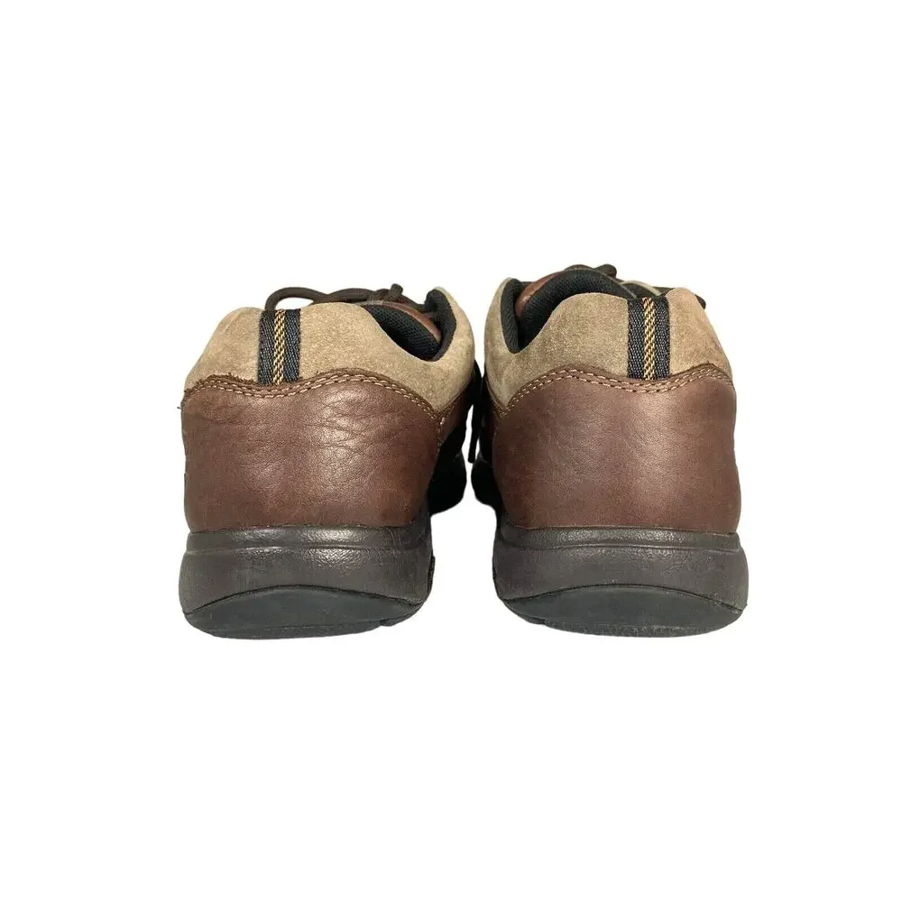 Dunham Men's Brown Leather Exeter Low Lace Up Hiking Shoes Gore-Tex‎ Size 9D